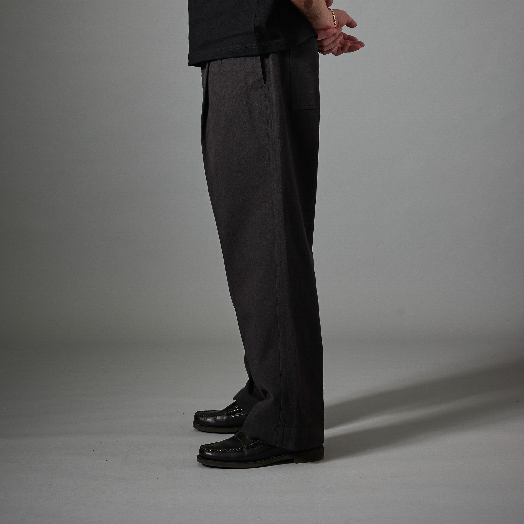 Pass~Port Herringbone Leagues Club Pant - Vintage Black