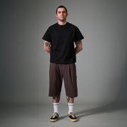 Pass~Port Herringbone Leagues Club Stripe Short - Dark Brown