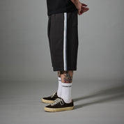 Pass~Port Herringbone Leagues Club Stripe Short - Vintage Black