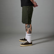Pass~Port Ripstop Double Knee Diggers Club Short - Dark Military