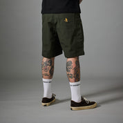 Pass~Port Ripstop Double Knee Diggers Club Short - Dark Military