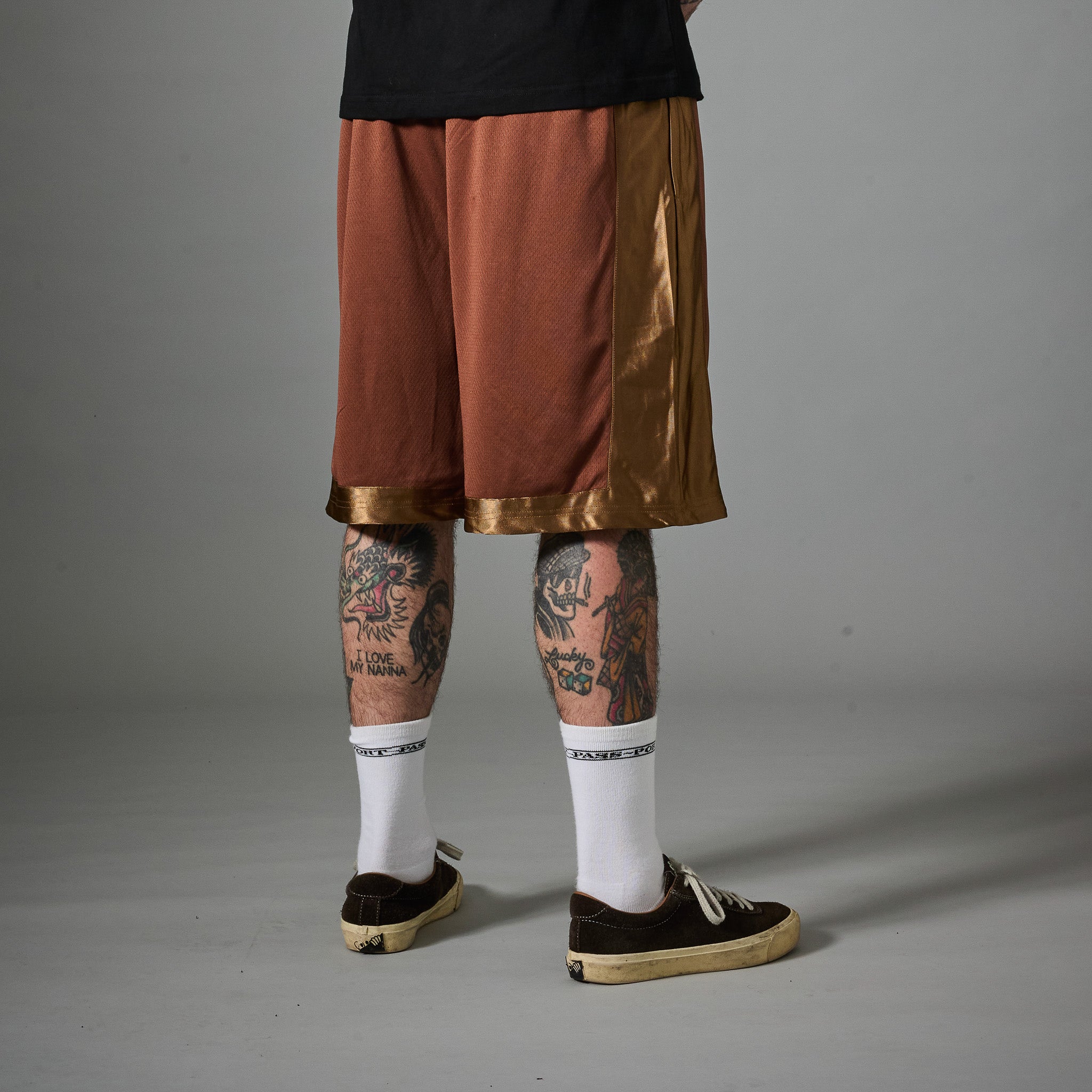 Pass~Port Mesh Casual Short - Bark