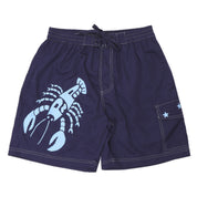 Pass~Port Seafood Staff Boardshorts - Navy