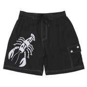 Pass~Port Seafood Staff Boardshorts - Black