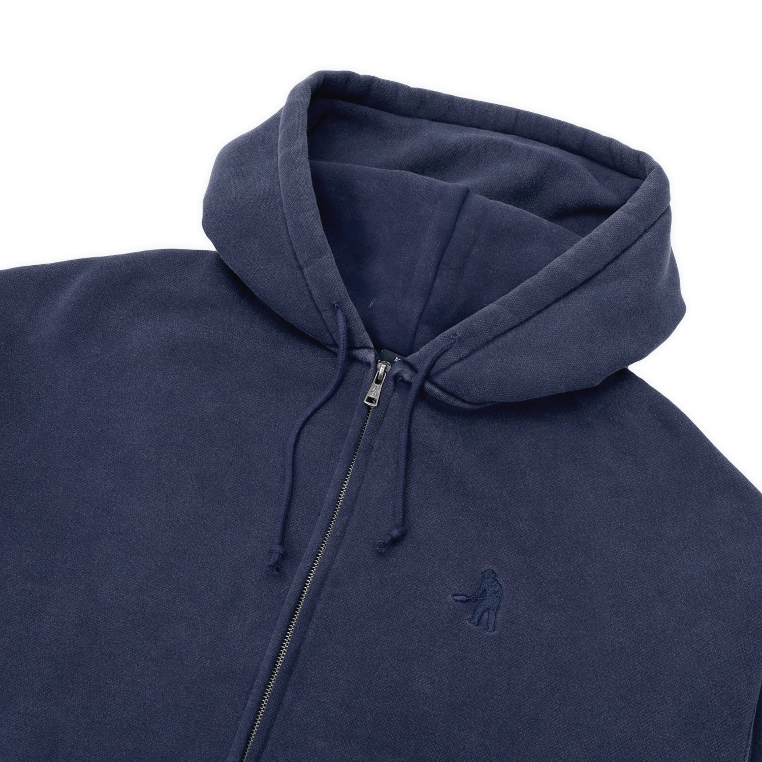 Pass~Port Solid Workers Zip Hood - Washed Navy