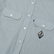 Pass~Port Wanderer Workers Long Sleeve Shirt - Ice
