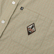 Pass~Port Wanderer Workers Short Sleeve Shirt - Khaki