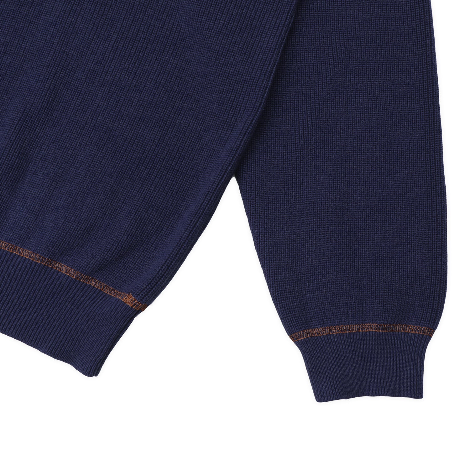 Pass~Port Overlocked Organic Knit Sweater - Navy