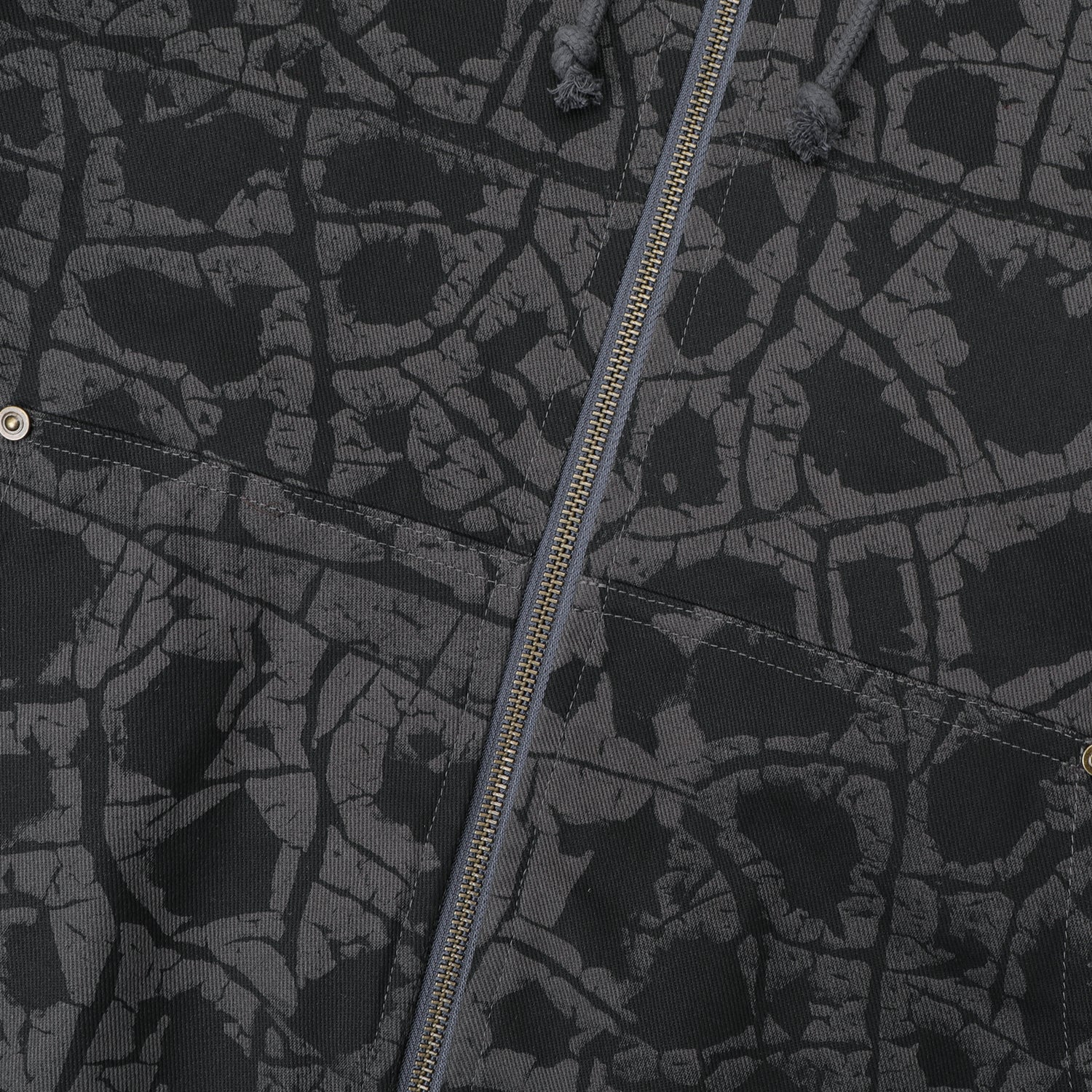 Pass~Port Weathered Diggers Club Zip Hood - Black