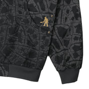 Pass~Port Weathered Diggers Club Zip Hood - Black