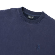 Pass~Port Solid Workers Sweater - Washed Navy