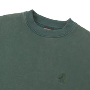 Pass~Port Solid Workers Sweater - Washed Forest Green