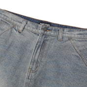 Pass~Port Workers Club Denim Short - Faded Washed Light Indigo