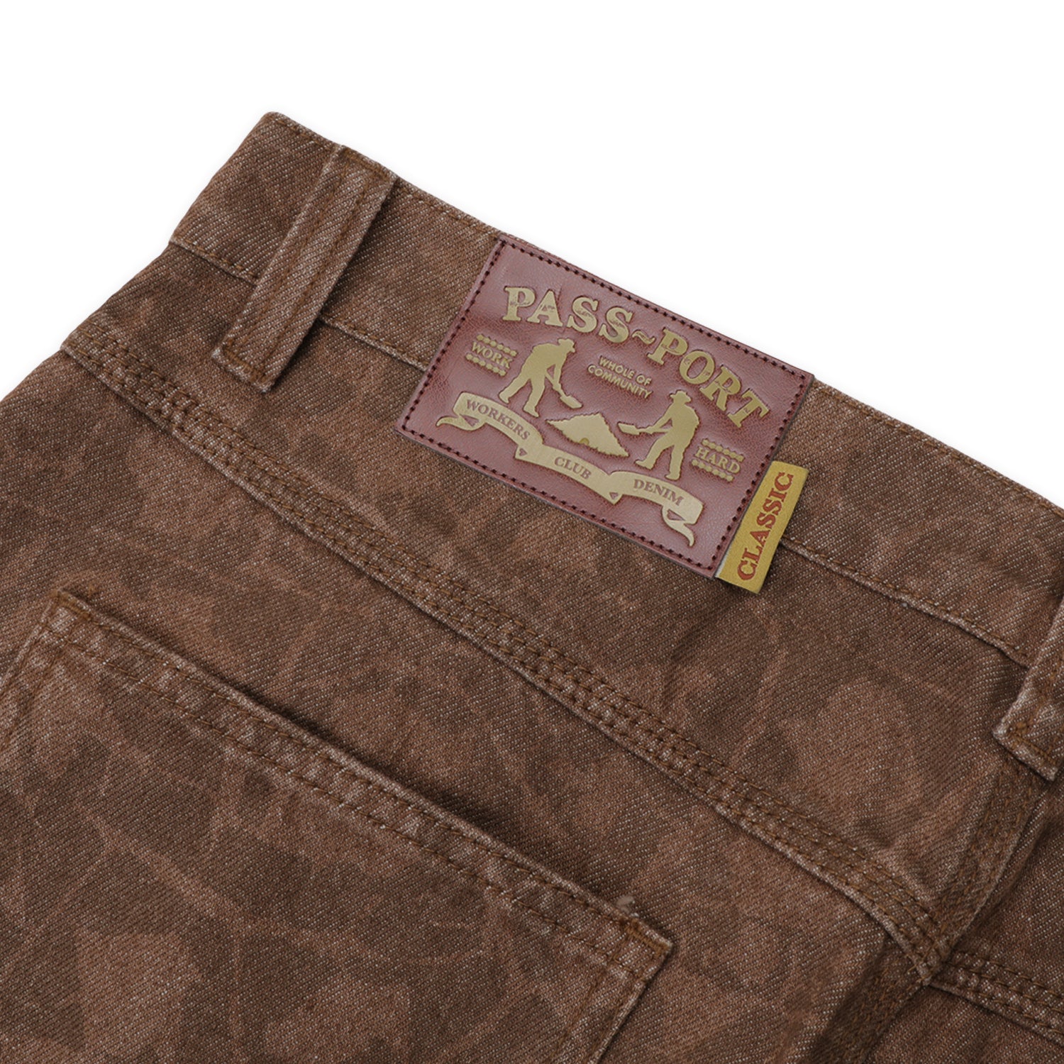 Pass~Port Weathered Workers Club Classic Jean - Mud