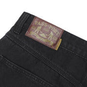 Pass~Port Recycled Cotton Workers Club Straight Jean - Washed Black