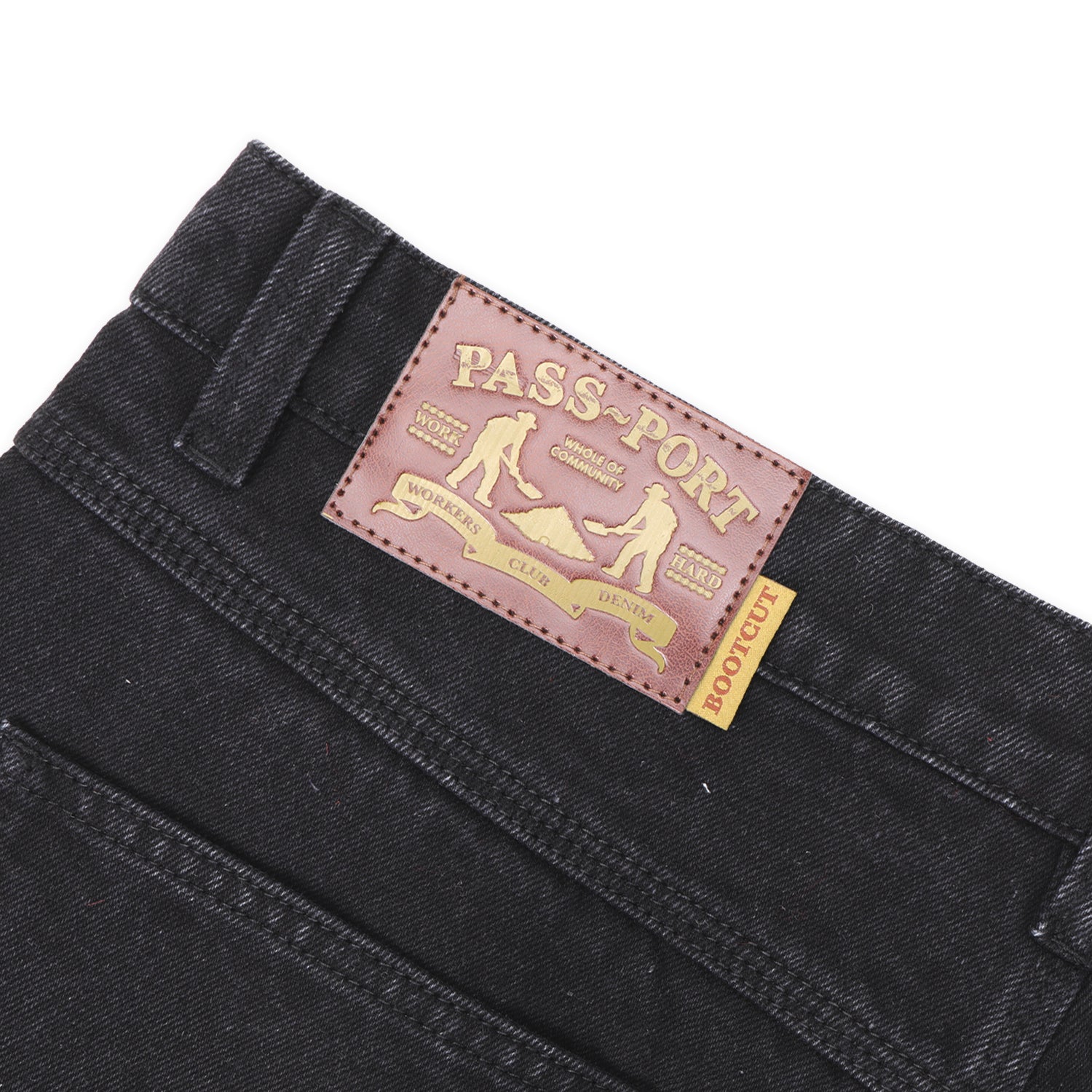 Pass~Port Workers Club Bootcut Jean - Faded Wash Black