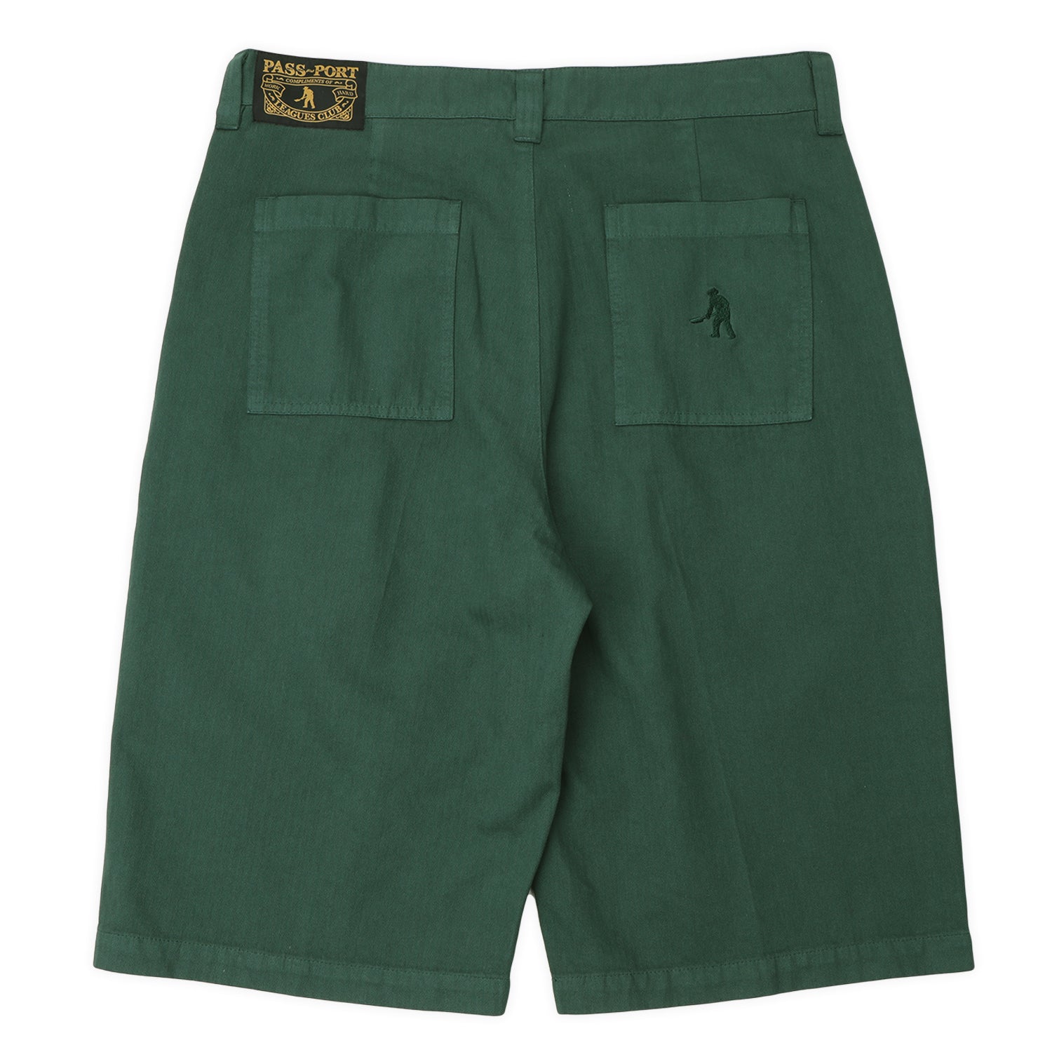Pass~Port Herringbone Leagues Club Short - Hunter Green
