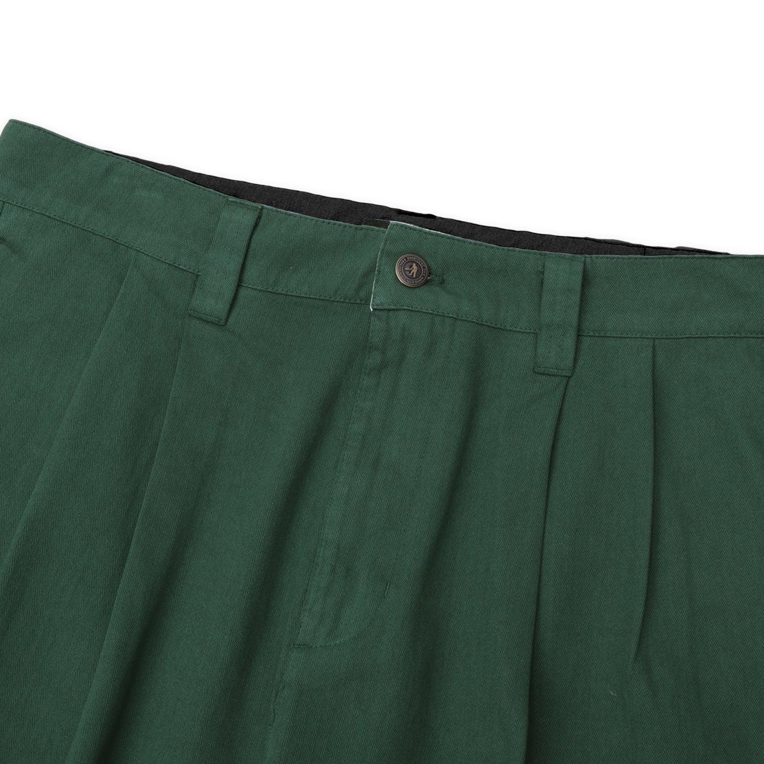 Pass~Port Herringbone Leagues Club Short - Hunter Green