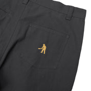 Pass~Port Ripstop Double Knee Diggers Club Short - Dark Charcoal