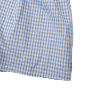 Pass~Port Workers Check Boxer Shorts - Light Blue
