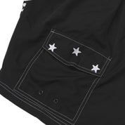 Pass~Port Seafood Staff Boardshorts - Black