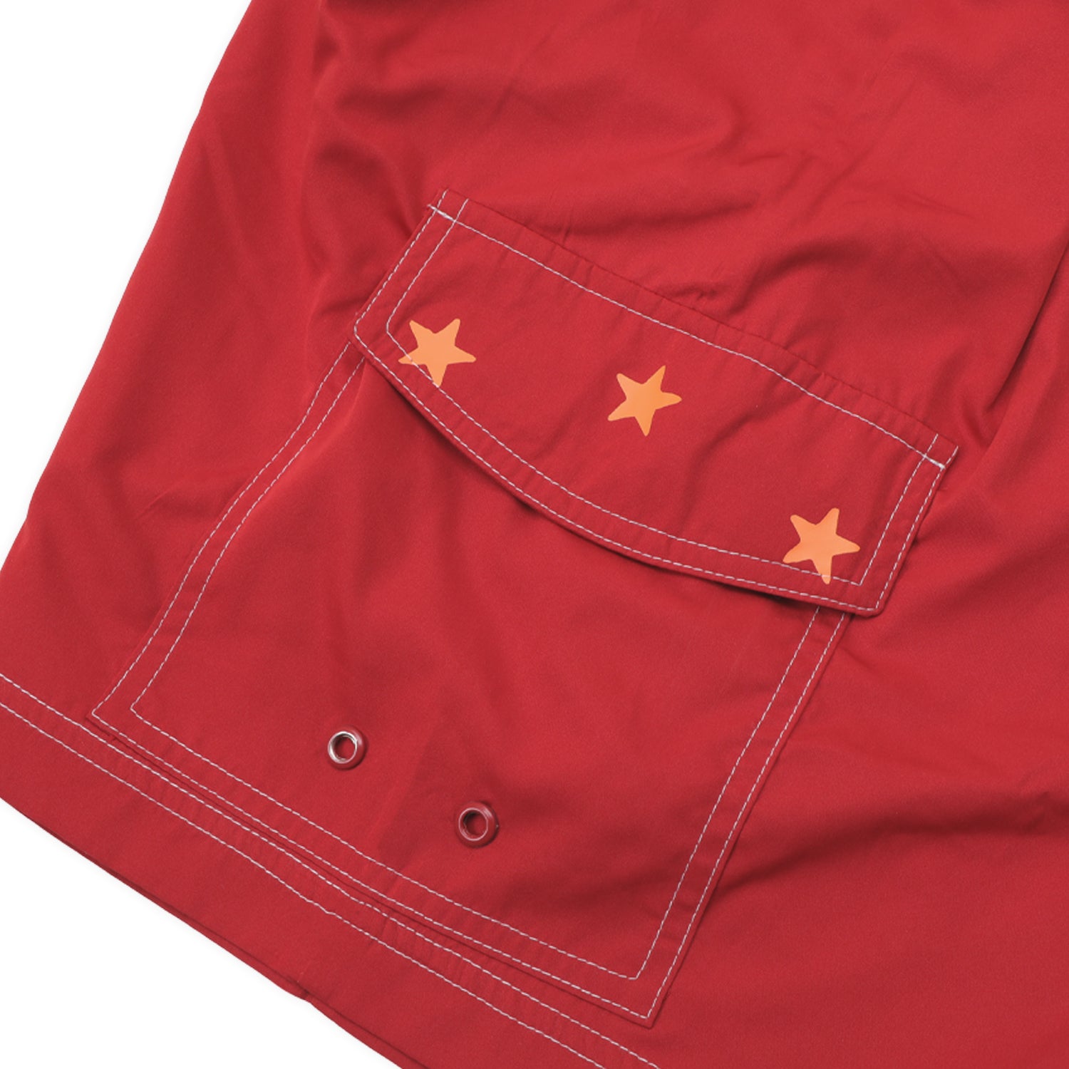 Pass~Port Seafood Staff Boardshorts - Lobster Red