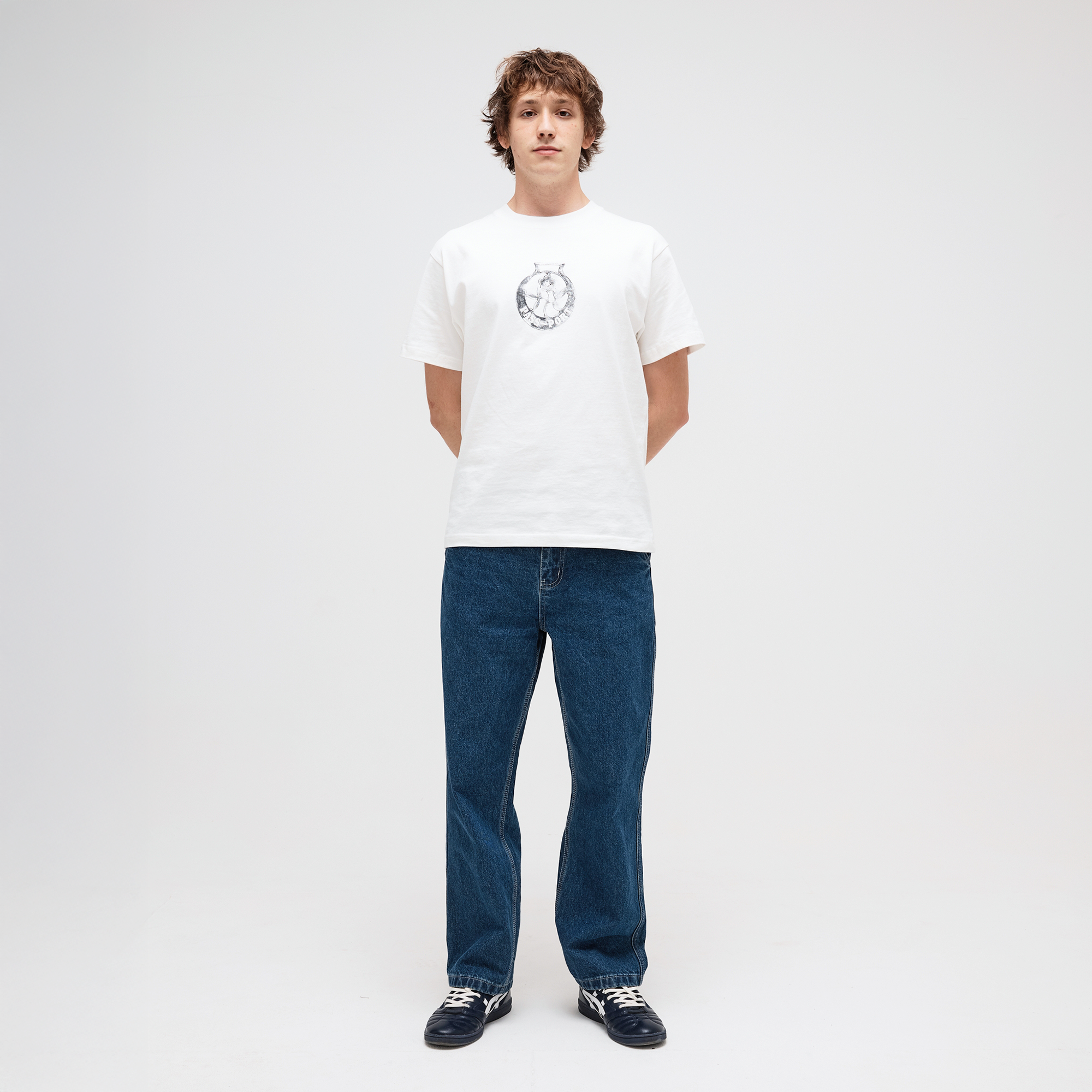 Pass~Port Workers Club Straight Leg Jean - Washed Dark Indigo