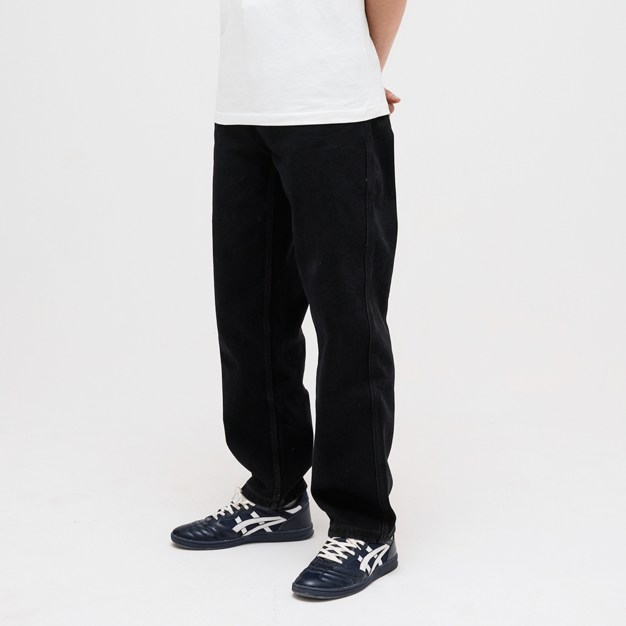 Pass~Port Workers Club Straight Leg Jean - Washed Black