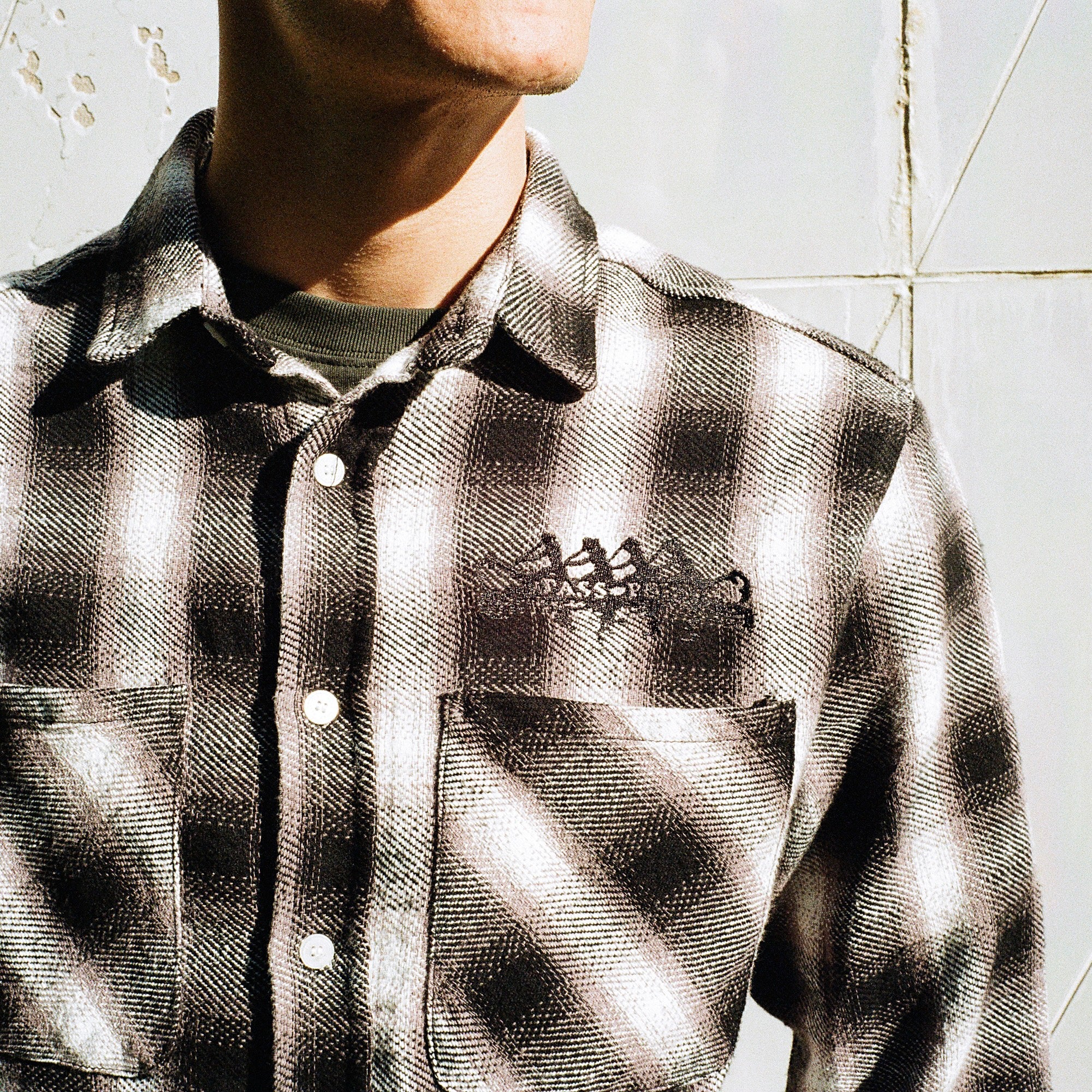 Pass~Port Canoe Workers Flannel - Grey