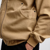 Pass~Port Diggers Zip Hood - Camel