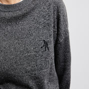 Pass~Port Heather Knit Sweater - Black