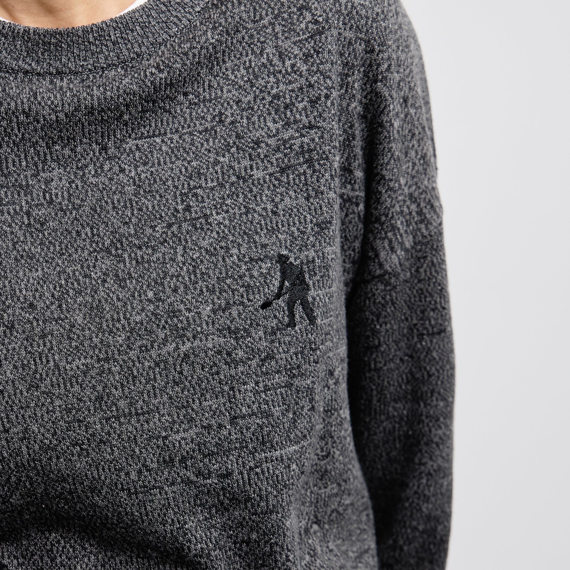 Pass~Port Heather Knit Sweater - Black