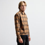 Pass~Port Workers Plaid Jacket - Burnt Orange