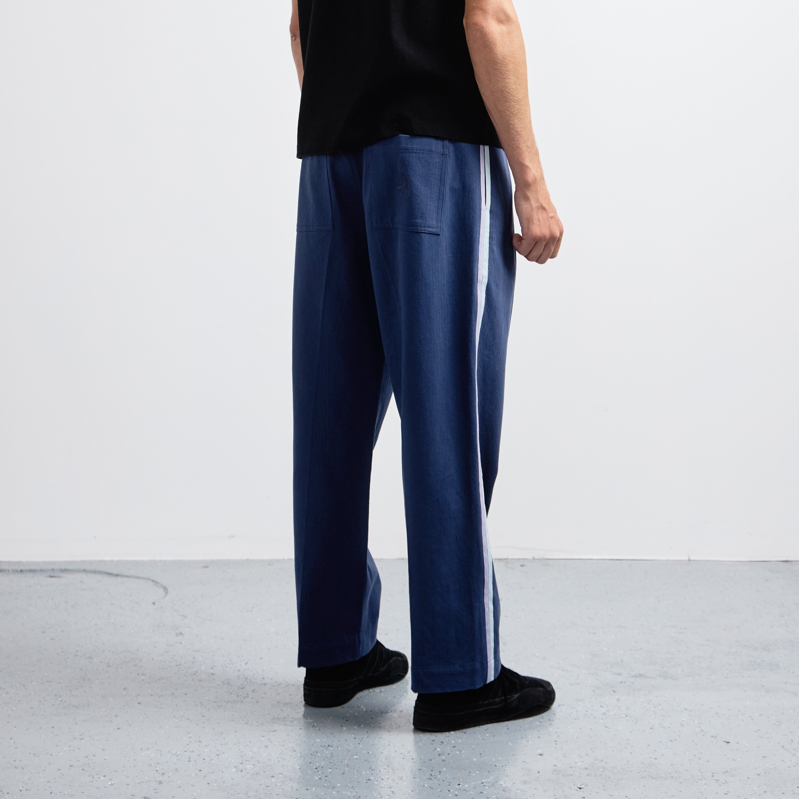 Pass~Port Leagues Club Pant - Side Stripe Navy