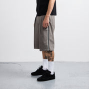 Pass~Port Leagues Club Short - Side Stripe Grey