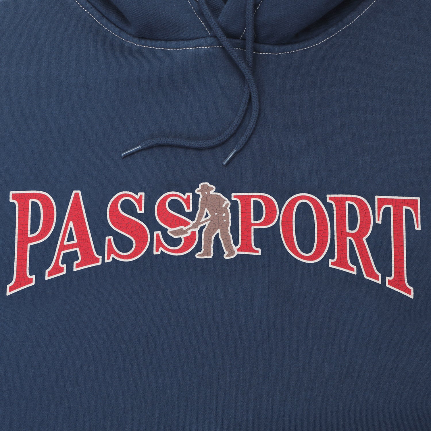Pass~Port Official Contrast Hood - Washed Navy