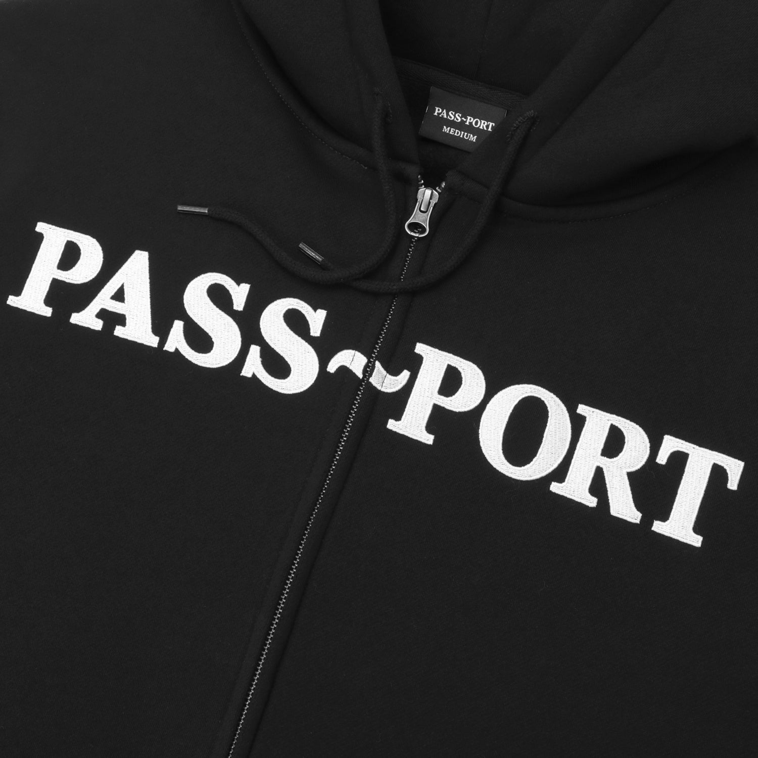 Pass~Port Official Zip Hood - Black