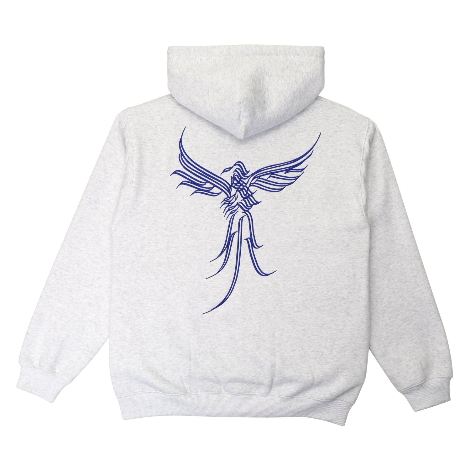 Pass~Port Calligraphy Zip Hood - White Marle