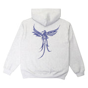 Pass~Port Calligraphy Zip Hood - White Marle