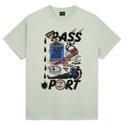 Pass~Port Shop Rules Tee - Harbour Grey