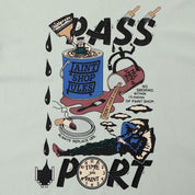 Pass~Port Shop Rules Tee - Harbour Grey