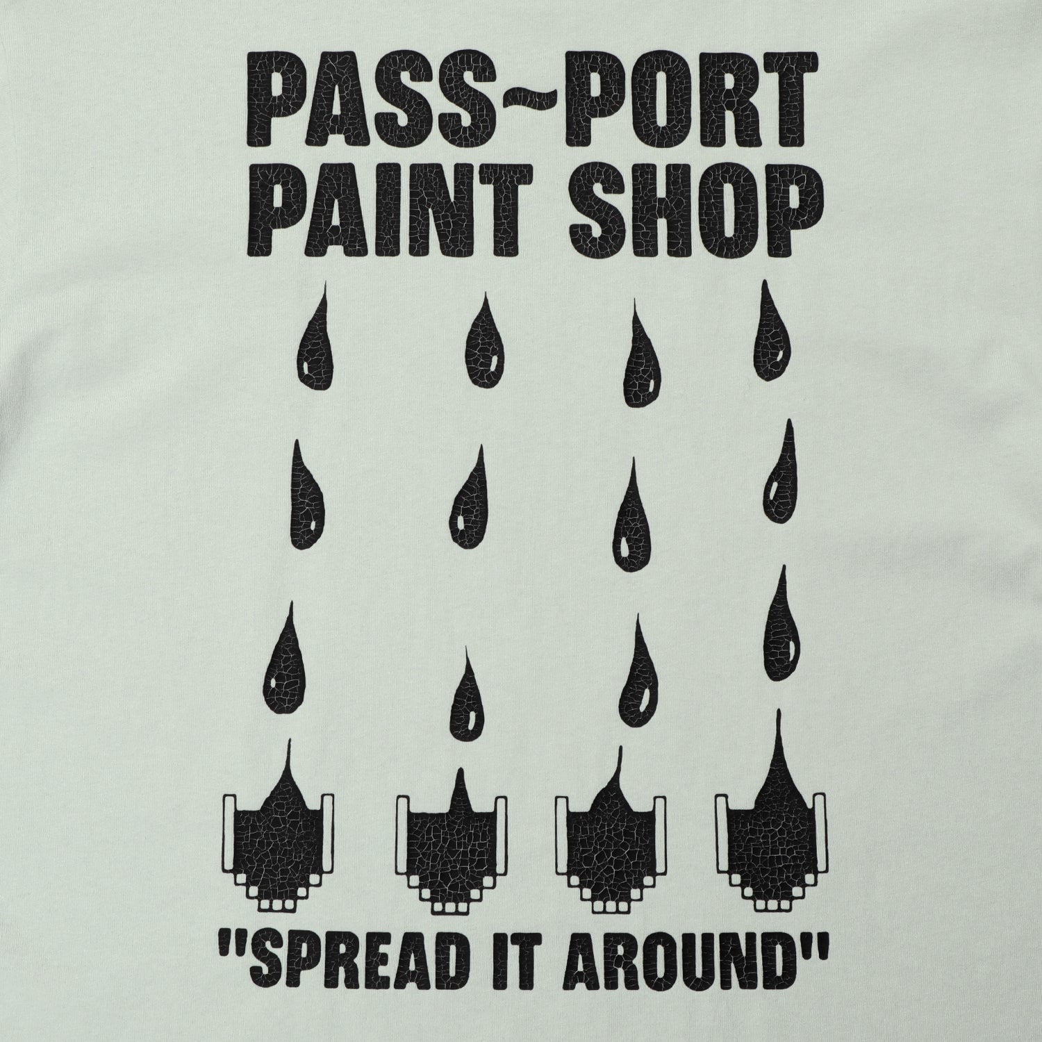 Pass~Port Shop Rules Tee - Harbour Grey