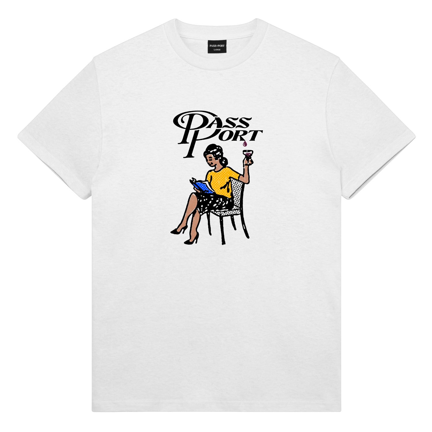 Pass~Port Minimal Output Tee - White
