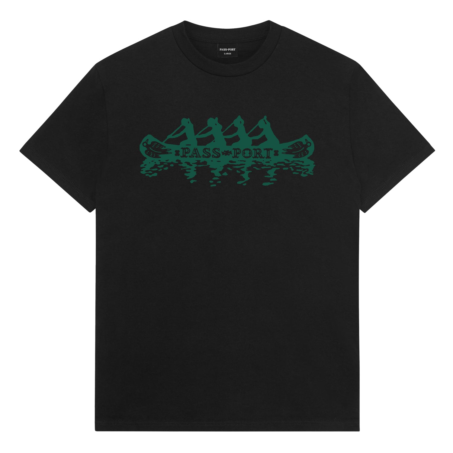 Pass~Port Canoe Tee - Black