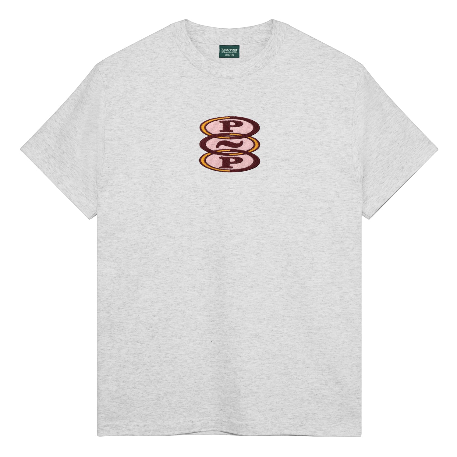 Pass~Port Hoops Tee - Ash