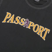 Pass~Port Official Contrast Tee - Washed Black