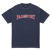 Pass~Port Official Contrast Tee - Washed Navy