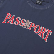 Pass~Port Official Contrast Tee - Washed Navy
