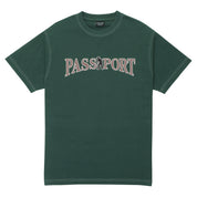 Pass~Port Official Contrast Tee - Washed Forest Green