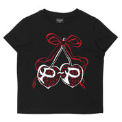 Pass~Port Cherries Baby Tee - Black